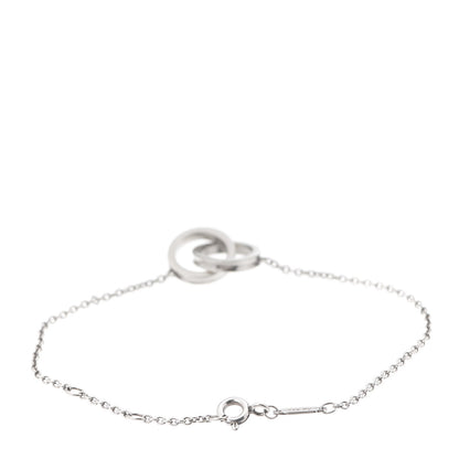Tiffany Sterling Silver 1837 Interlocking Bracelet 3 of 7