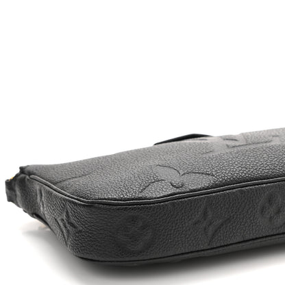 Louis Vuitton Empreinte Monogram Giant Multi Pochette Accessories Small Pochette Black 8 of 9