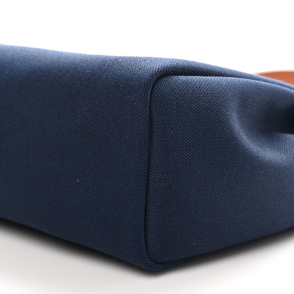 Hermes Toile Vache Hunter Herbag Zip Retourne 31 MM  Bleu Marine 11 of 13