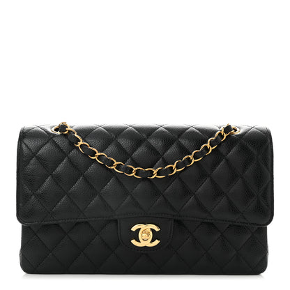 Chanel Caviar Quilted Medium Double Flap Black 1 of 10