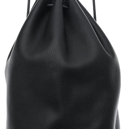 The Row Grained Calfskin Massimo Backpack Black 7 of 9