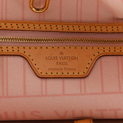 Louis Vuitton Damier Azur Neo Neverfull MM Rose Ballerine 6 of 11