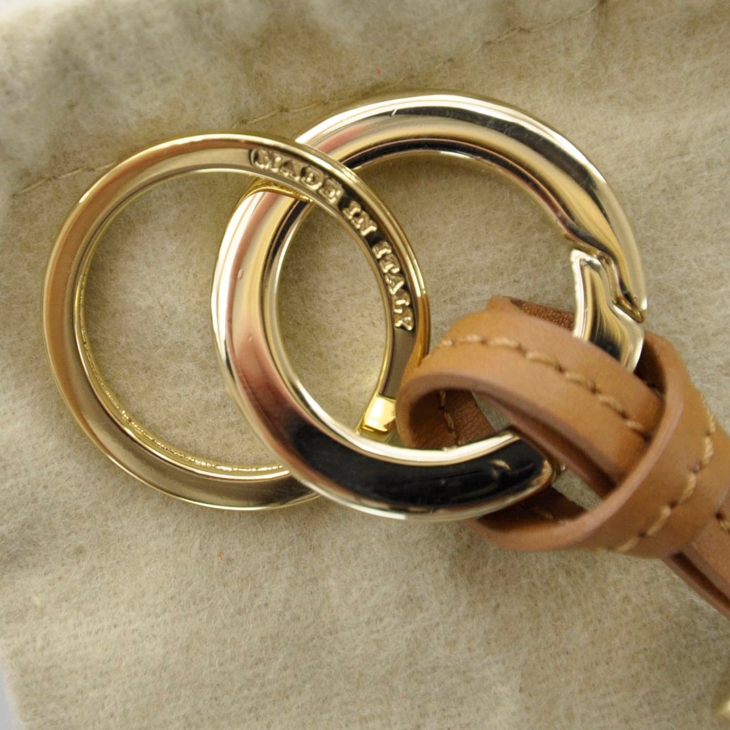 Leather Tassel Key Chain