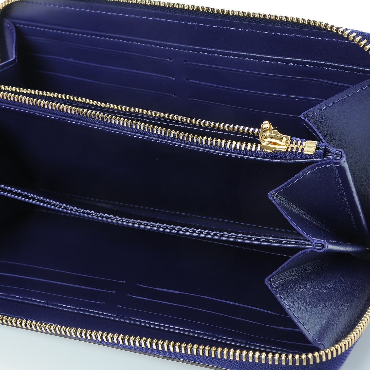 Louis Vuitton Vernis Zippy Wallet Blueberry 5 of 7