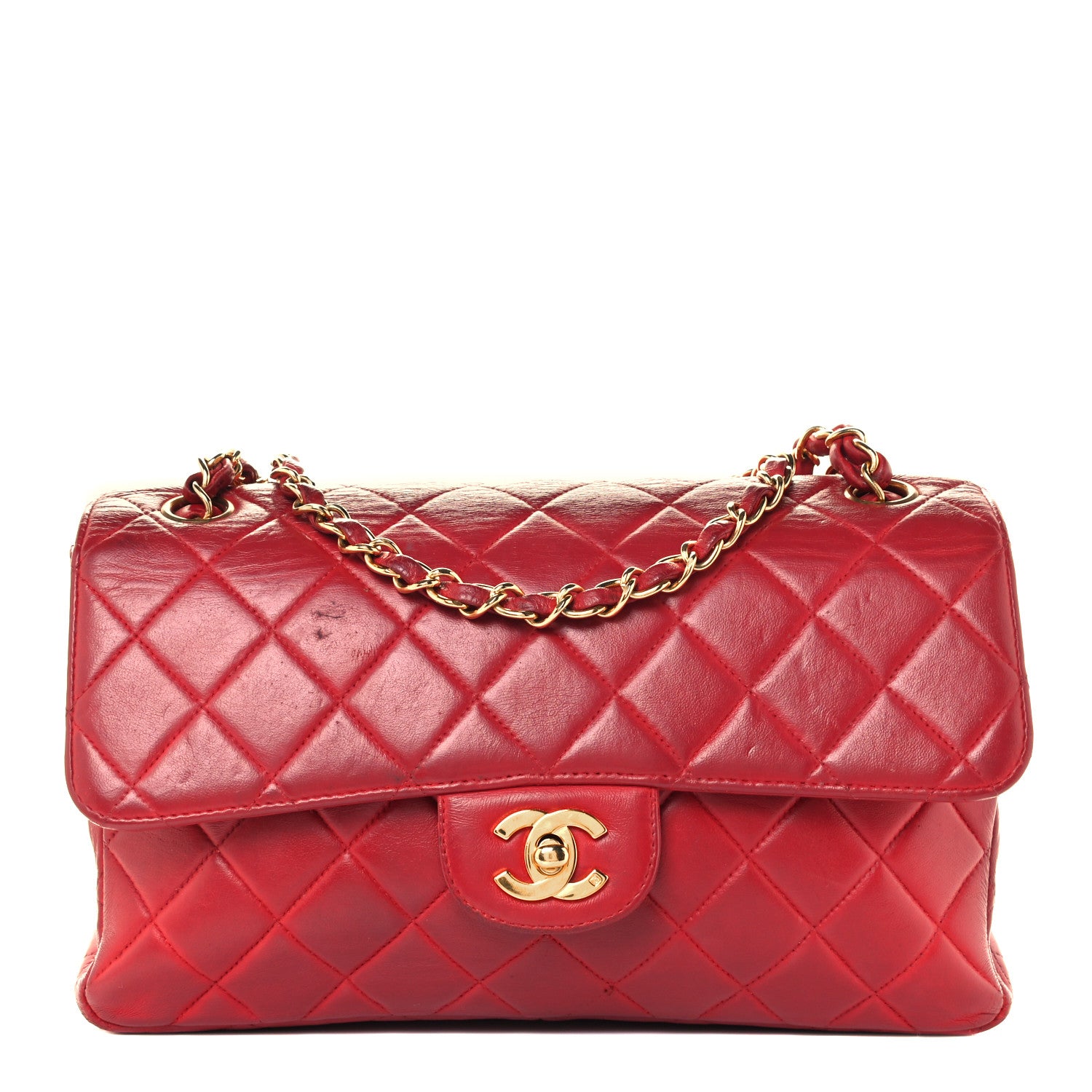 Chanel Lambskin Quilted Medium Double Sided Flap Red 1 of 12