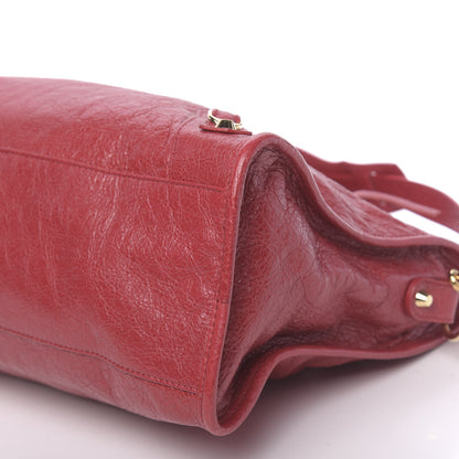 Balenciaga Agneau Classic Gold Hardware City Rouge Sapphire 9 of 10