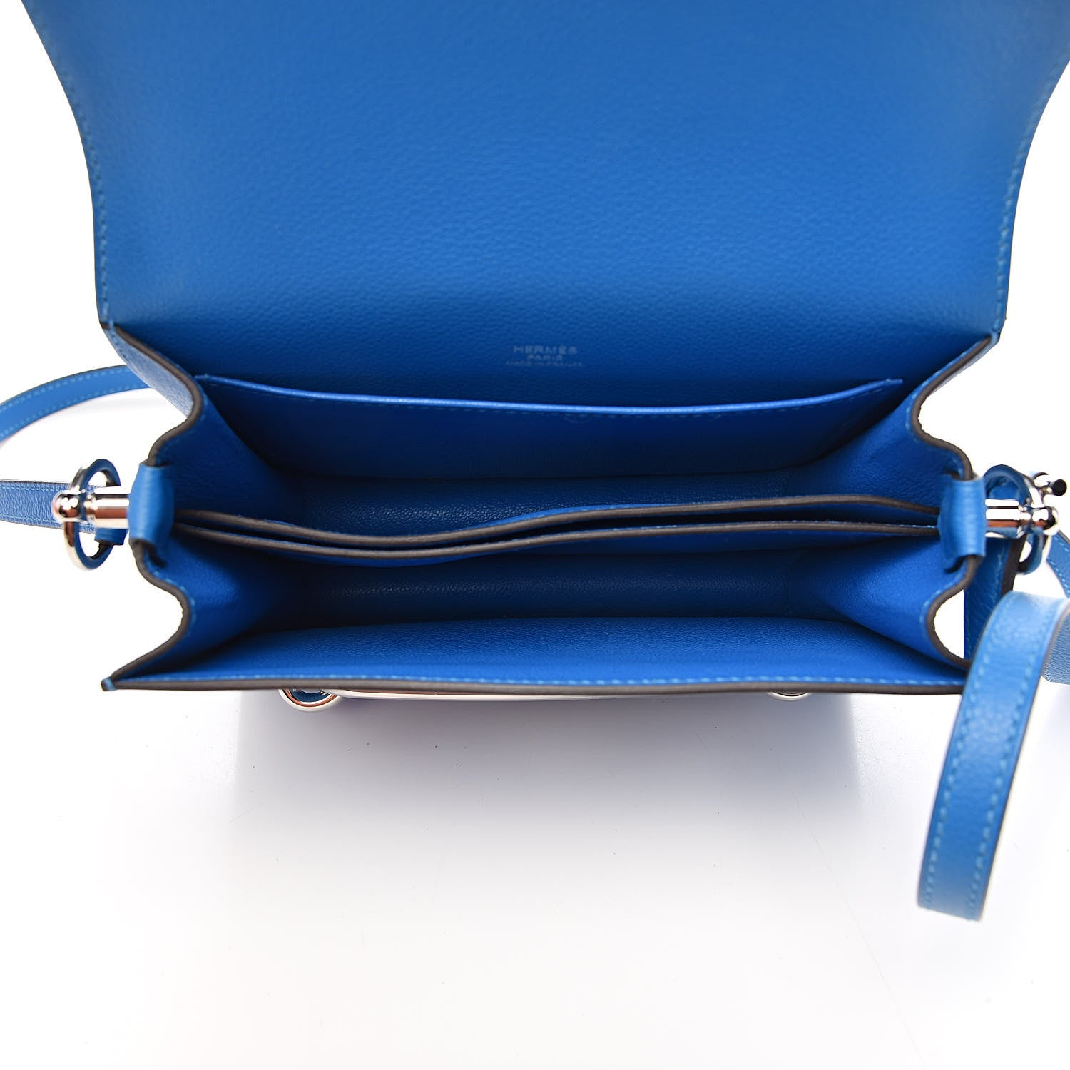 Hermes Evercolor Mini Sac Roulis Bleu Zanzibar 5 of 12