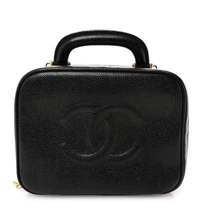 Chanel Caviar Timeless CC Vanity Case Black 1 of 12