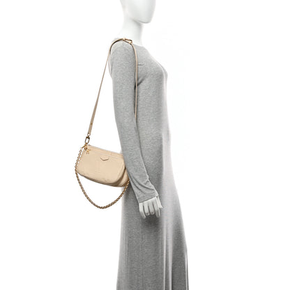 Louis Vuitton Empreinte Monogram Giant Multi Pochette Accessories Cream 2 of 10