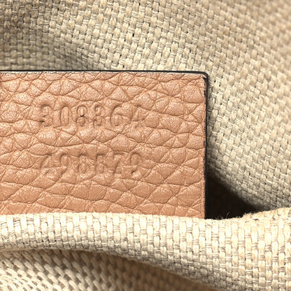 Gucci Pebbled Calfskin Small Soho Disco Bag Camelia 7 of 10