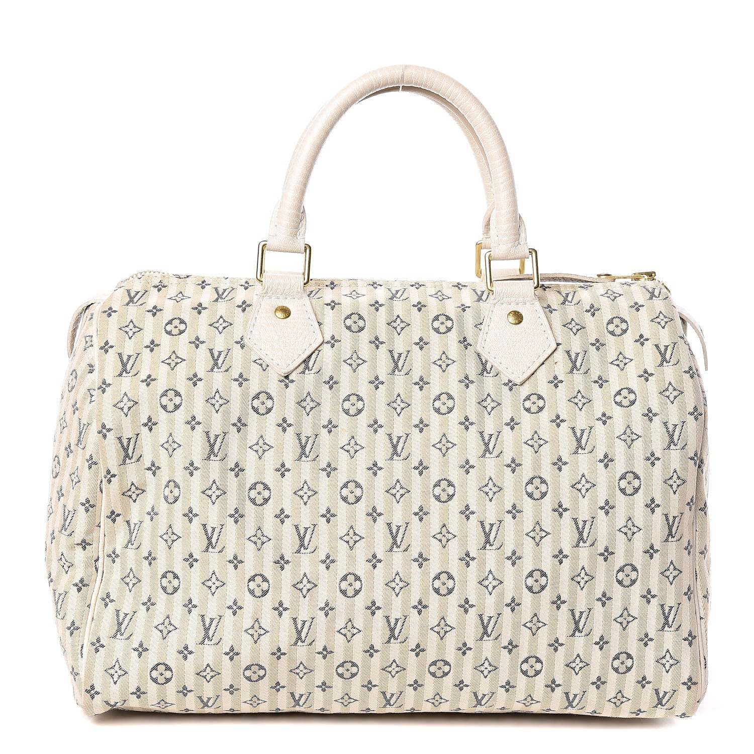 Louis Vuitton Mini Lin Croisette Speedy 30 Blue 1 of 12