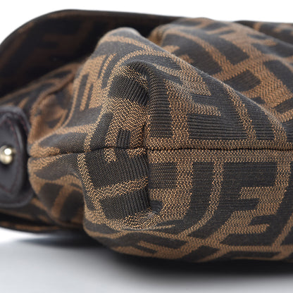 Fendi Zucca Small Chef Shoulder Bag Tobacco 9 of 10