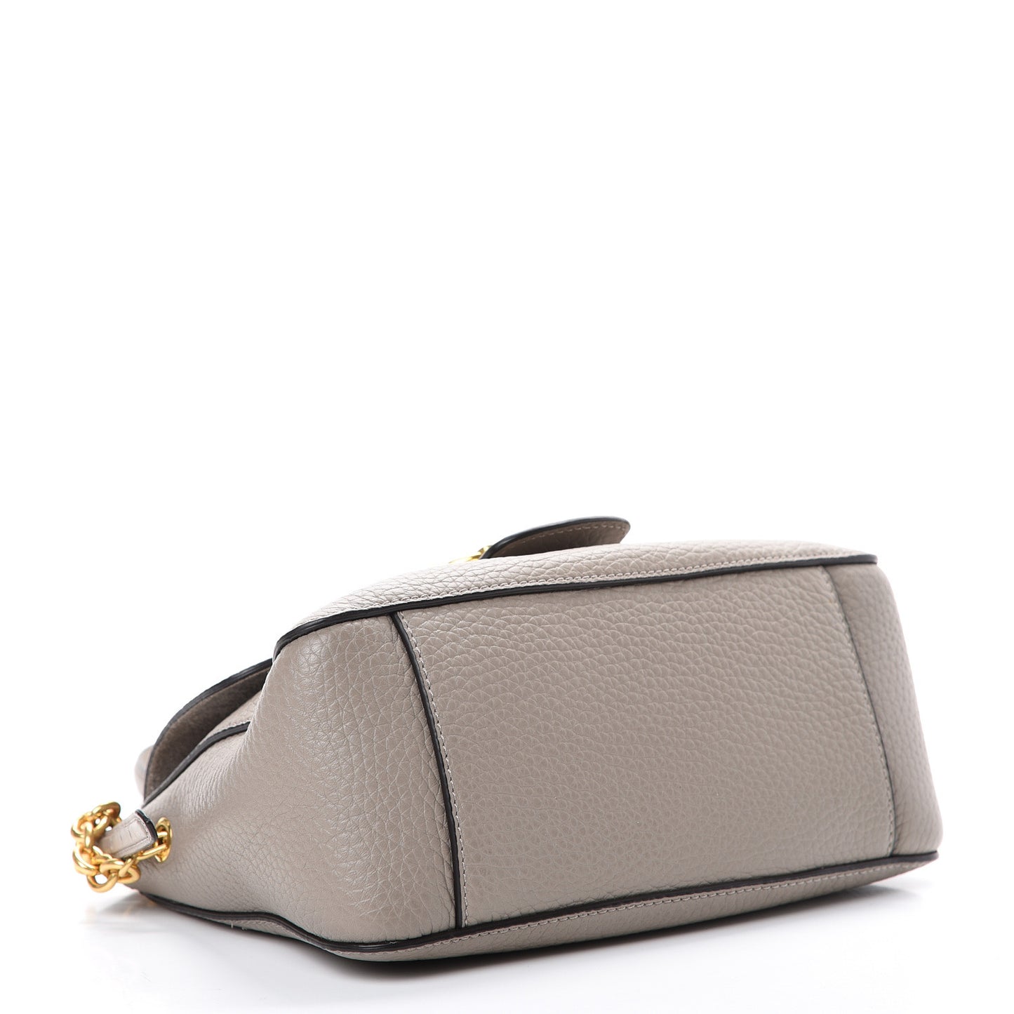Heavy Grain Calfskin Mini Keeley Solid Grey