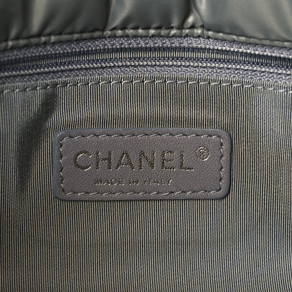 Chanel Nylon Quilted Medium Tweed on Stitch Bubble Flap Grey 6 of 9