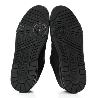 Louis Vuitton Suede Uniform Sneakers 9.5 Black 5 of 8