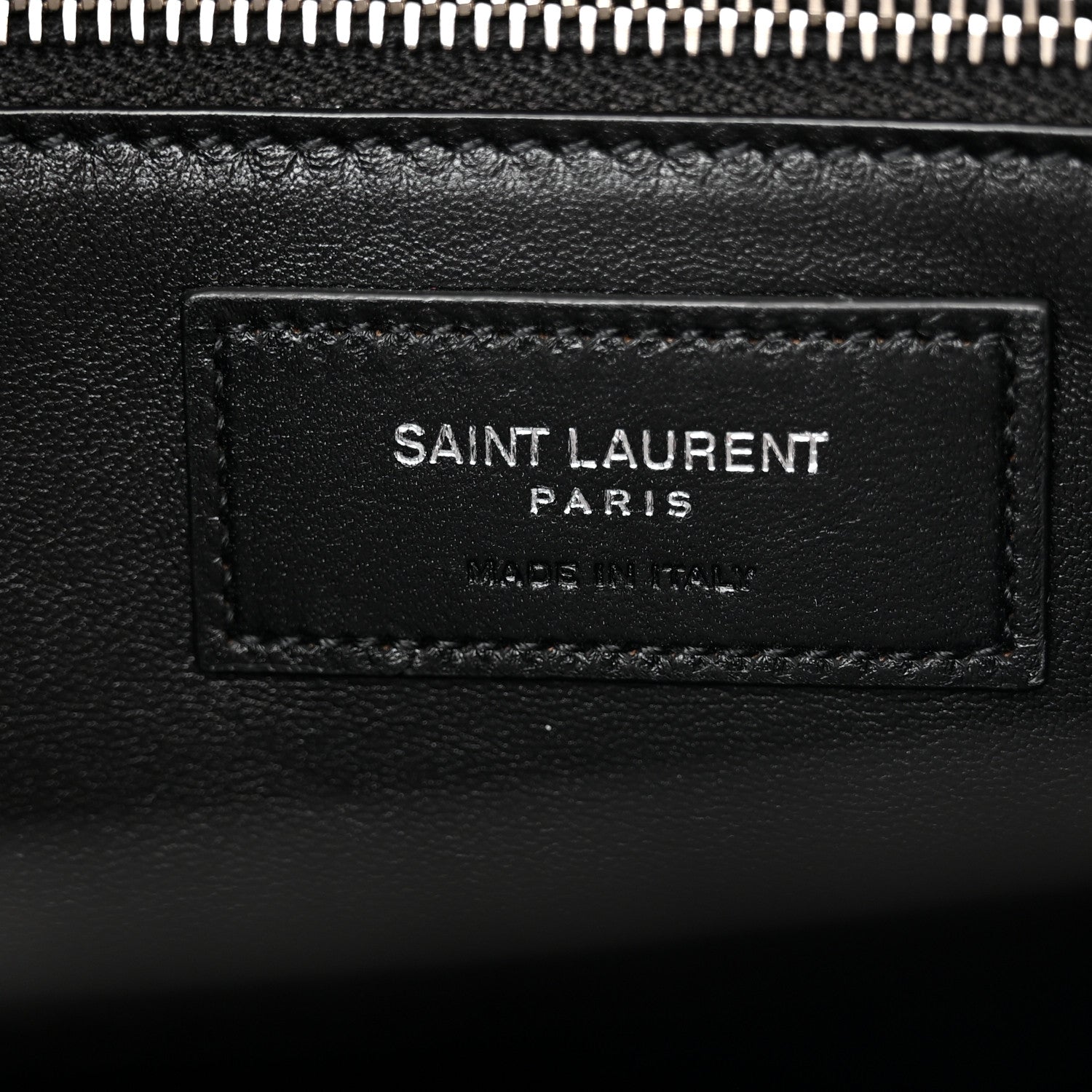 Saint Laurent Lambskin Quilted Le Maillon Satchel Black 6 of 10