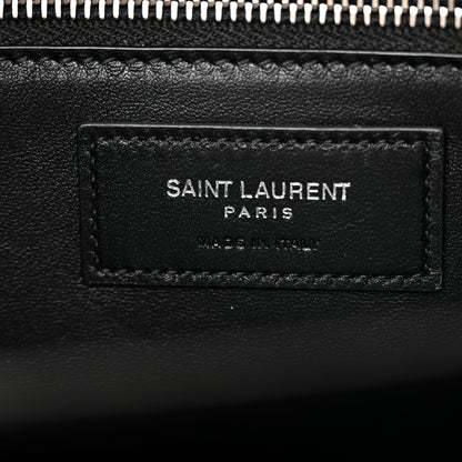 Saint Laurent Lambskin Quilted Le Maillon Satchel Black 6 of 10