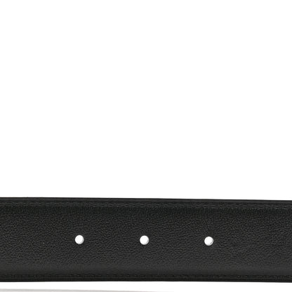 Hermes Box Togo 32mm Belt Strap 85 Black Etain 3 of 7