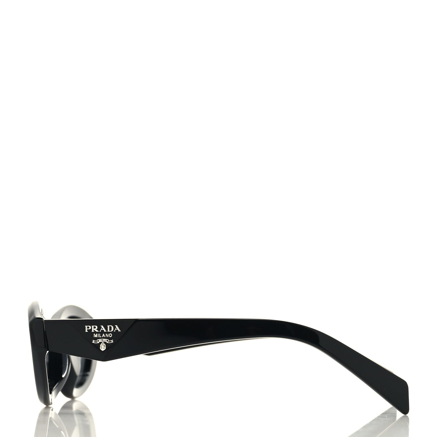 Acetate Oval Sunglasses SPR 26Z Black