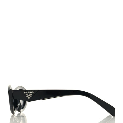 Prada Acetate Oval Sunglasses SPR 26Z Black 3 of 7
