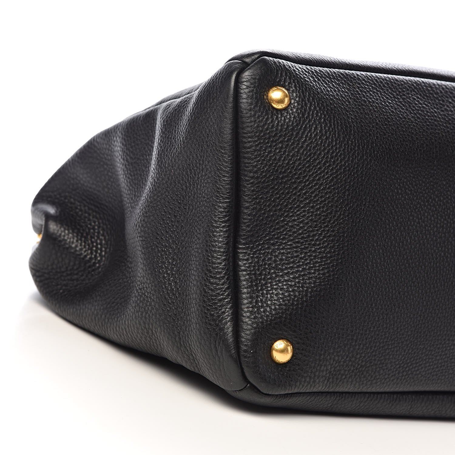 Prada Vitello Daino Tote Black 10 of 12