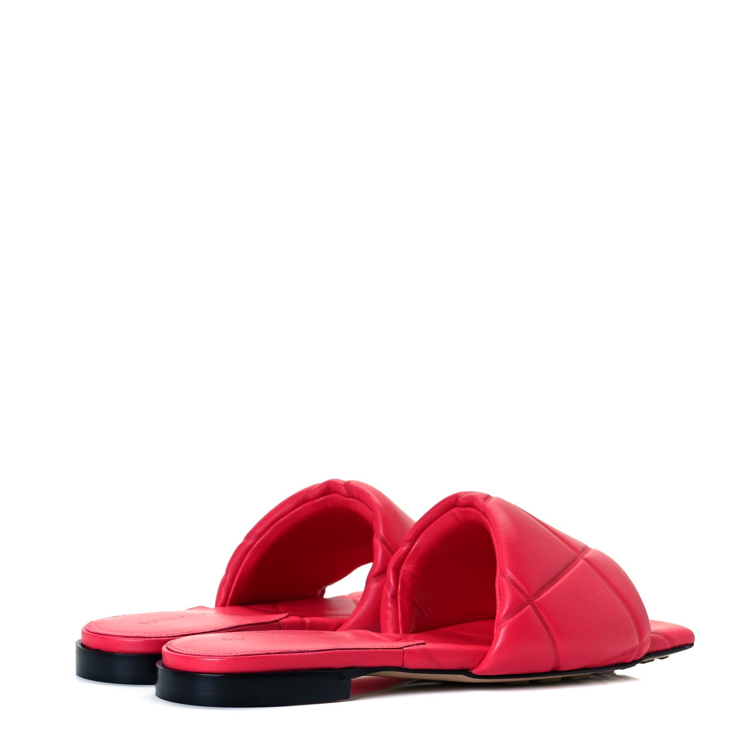 Bottega Veneta Nappa Quilted Rubber Lido Flat Sandals 35 Lollipop 5 of 7