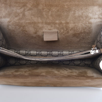 Gucci GG Supreme Monogram Small Dionysus Shoulder Bag Taupe 5 of 8