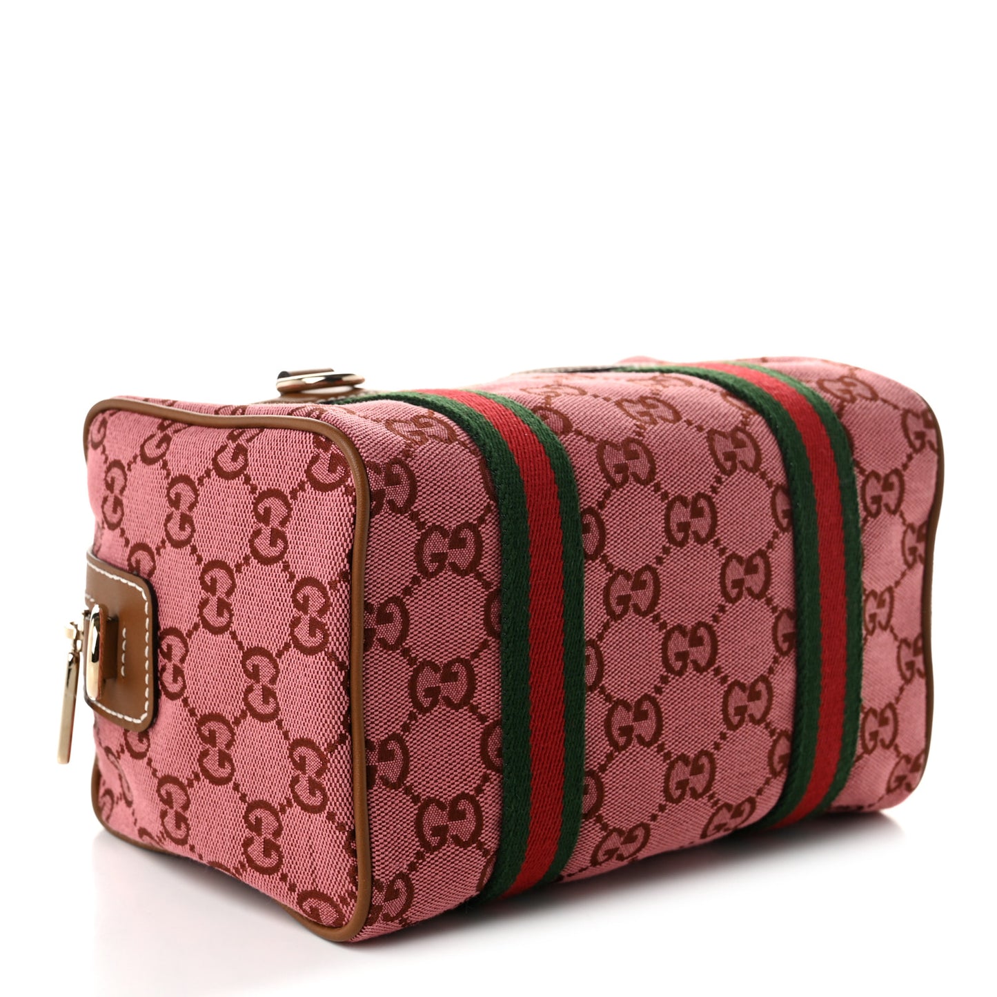 GG Supreme Web Mini GG Top Handle Bag Pink Beige