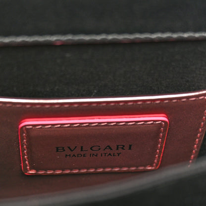 Bulgari Metallic Calfskin Serpenti Forever Top Handle Pink 7 of 15