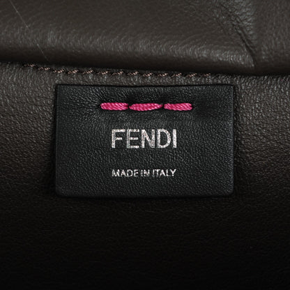 Fendi Vitello Dolce Shiny Nappa Petite 3Jours Tote Magenta Carbone 6 of 8
