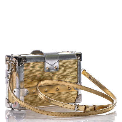 Louis Vuitton Metallic Epi Petite Malle Gold 3 of 6