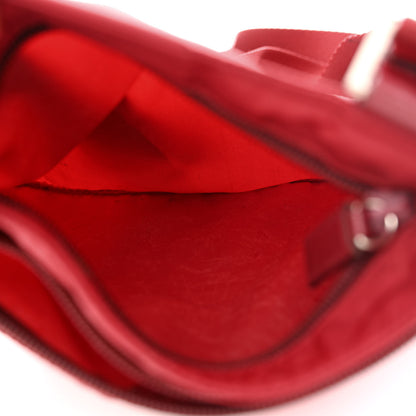 Prada Nylon Flat Messenger Bag Fuoco 6 of 14