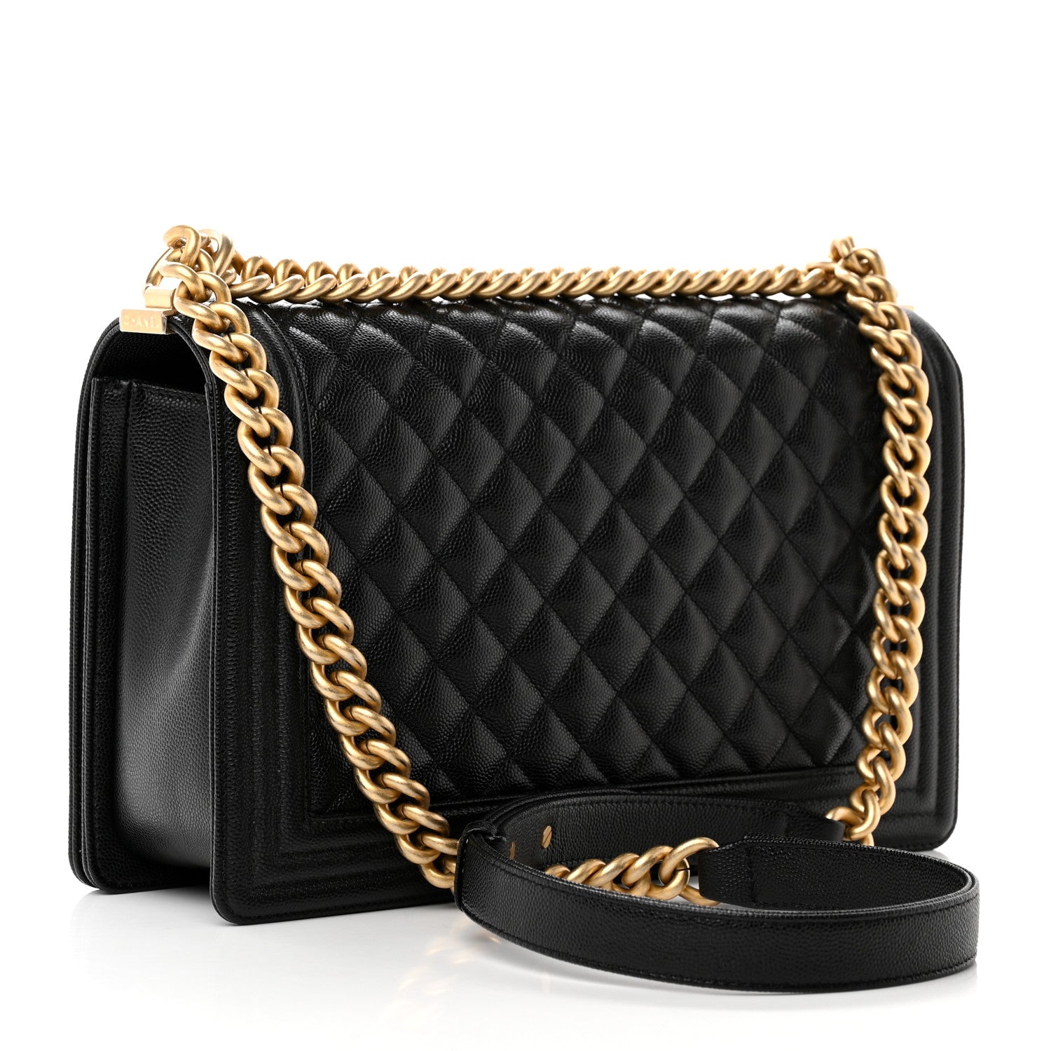 Chanel Caviar Quilted New Medium Boy Flap Black 3 of 12
