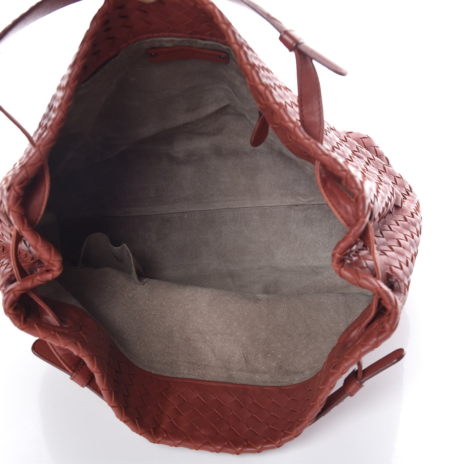 Bottega Veneta Nappa Intrecciato Medium Garda Bag Burnt Red 5 of 9