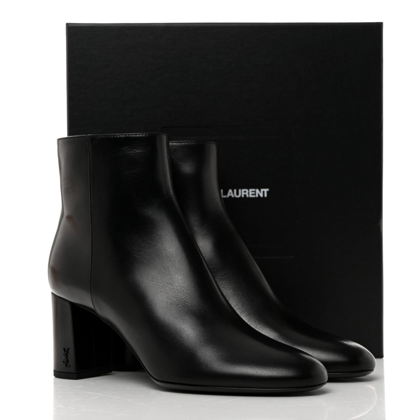 Nappa Vendome Loulou Ankle Zip Boots 39.5 Black