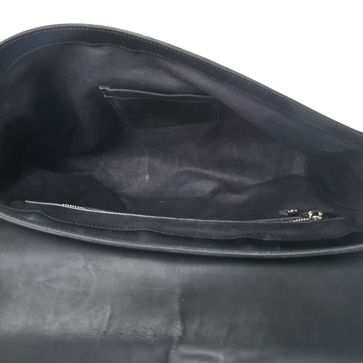 Gucci GG Supreme Monogram Web Flap Messenger Bag Black Grey 5 of 16
