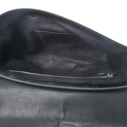 Gucci GG Supreme Monogram Web Flap Messenger Bag Black Grey 5 of 16
