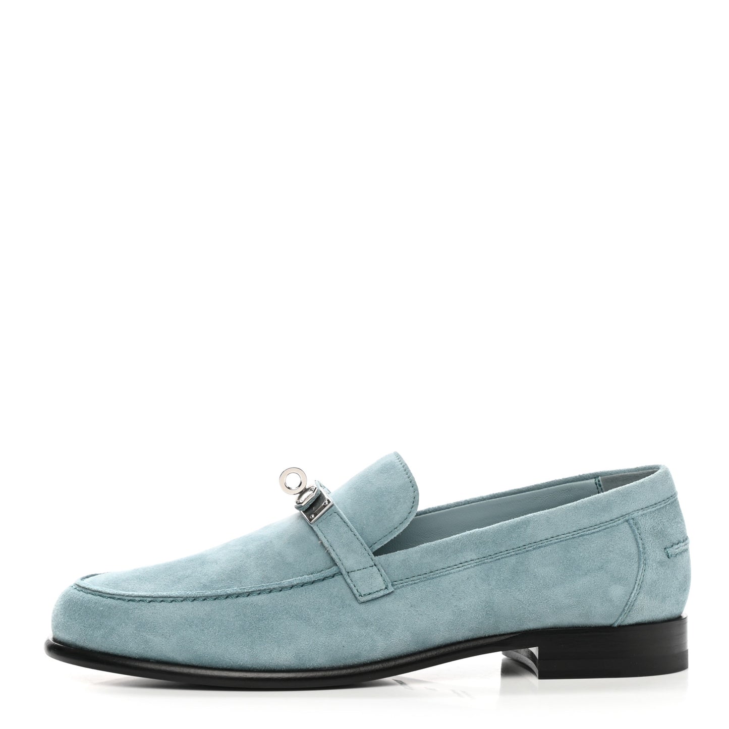 Suede Goatskin Womens Destin Loafer 39 Vert d'eau