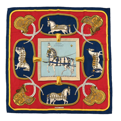 Hermes Silk Grand Apparat Forever Scarf 90 1 of 4