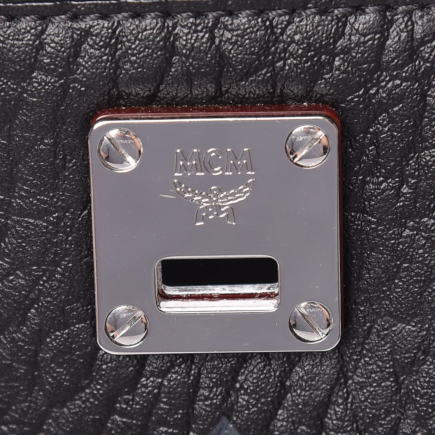 MCM Visetos Large Essential Tote Black 9 of 14
