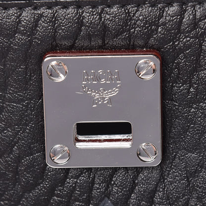 MCM Visetos Large Essential Tote Black 9 of 14