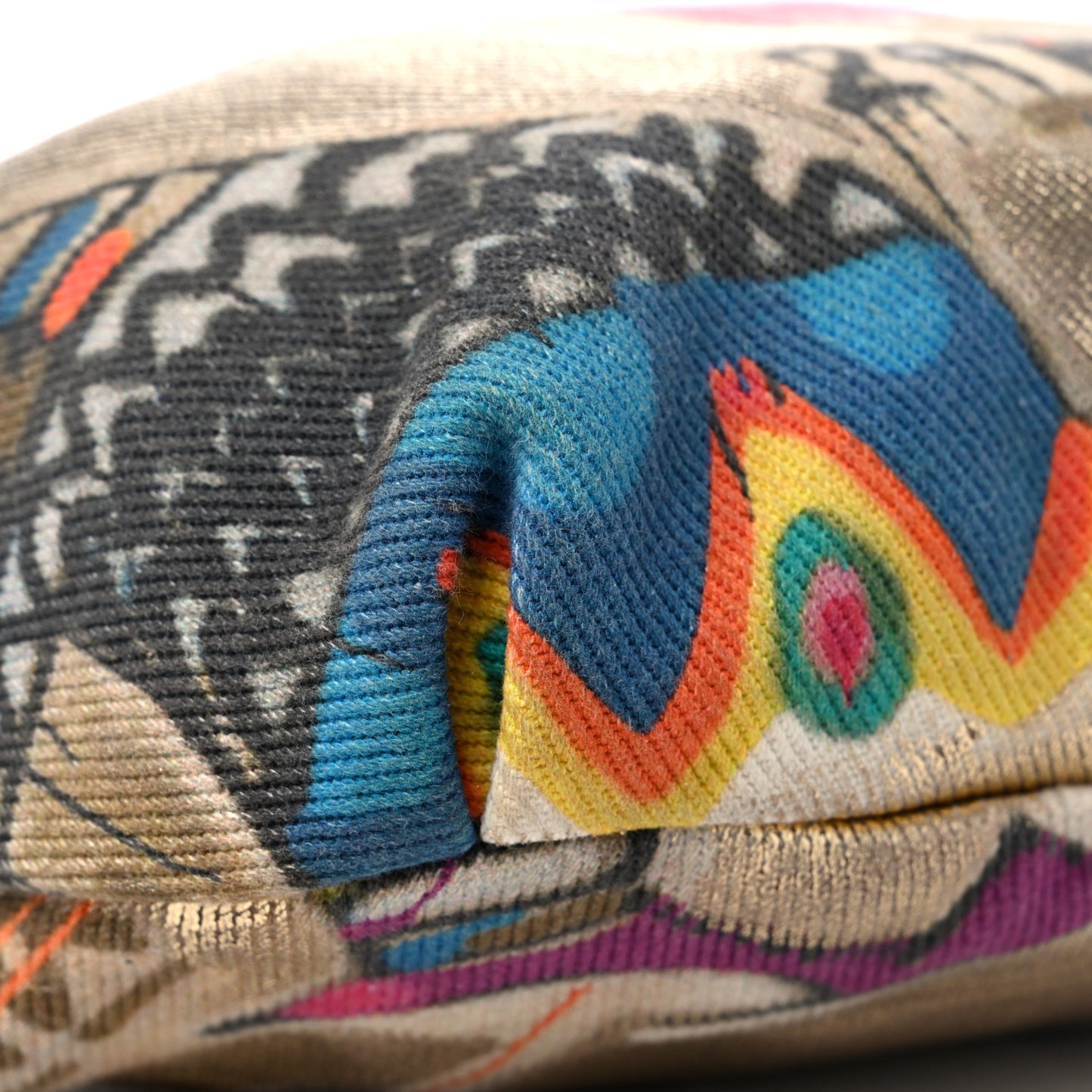 Graffiti Printed Canvas Street Spirit Waist Belt Bag Multicolor