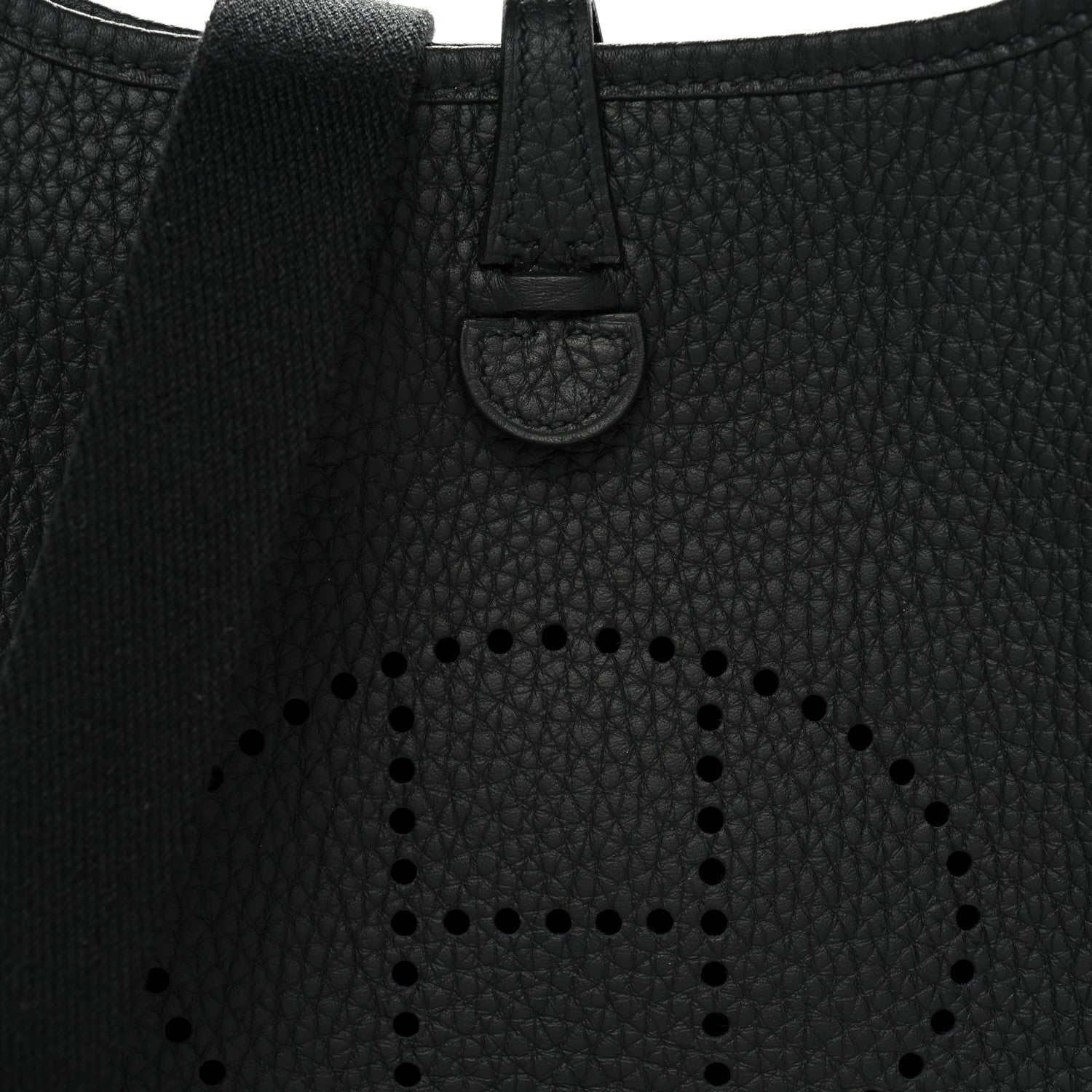 Hermes Taurillon Clemence Evelyne TPM Black 8 of 11