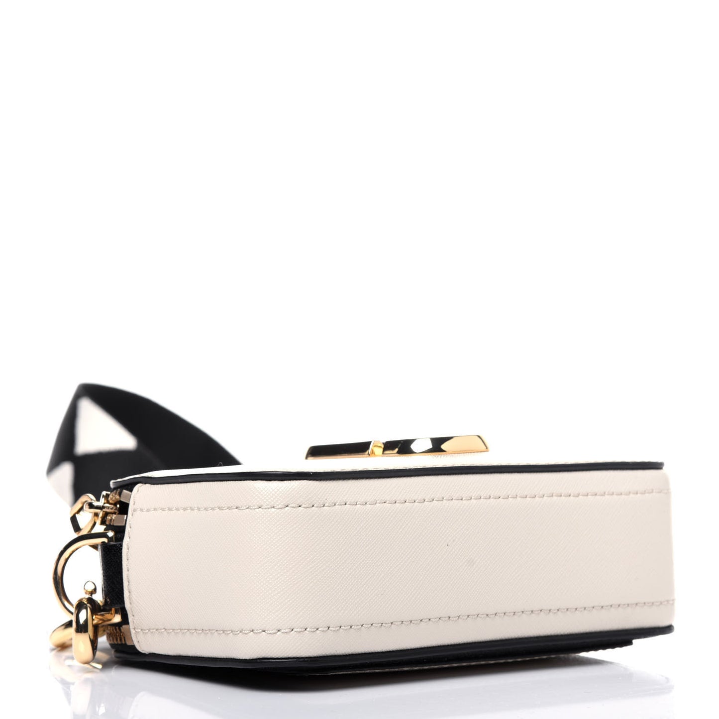 Saffiano Small Snapshot Camera Bag Cloud White Multicolor