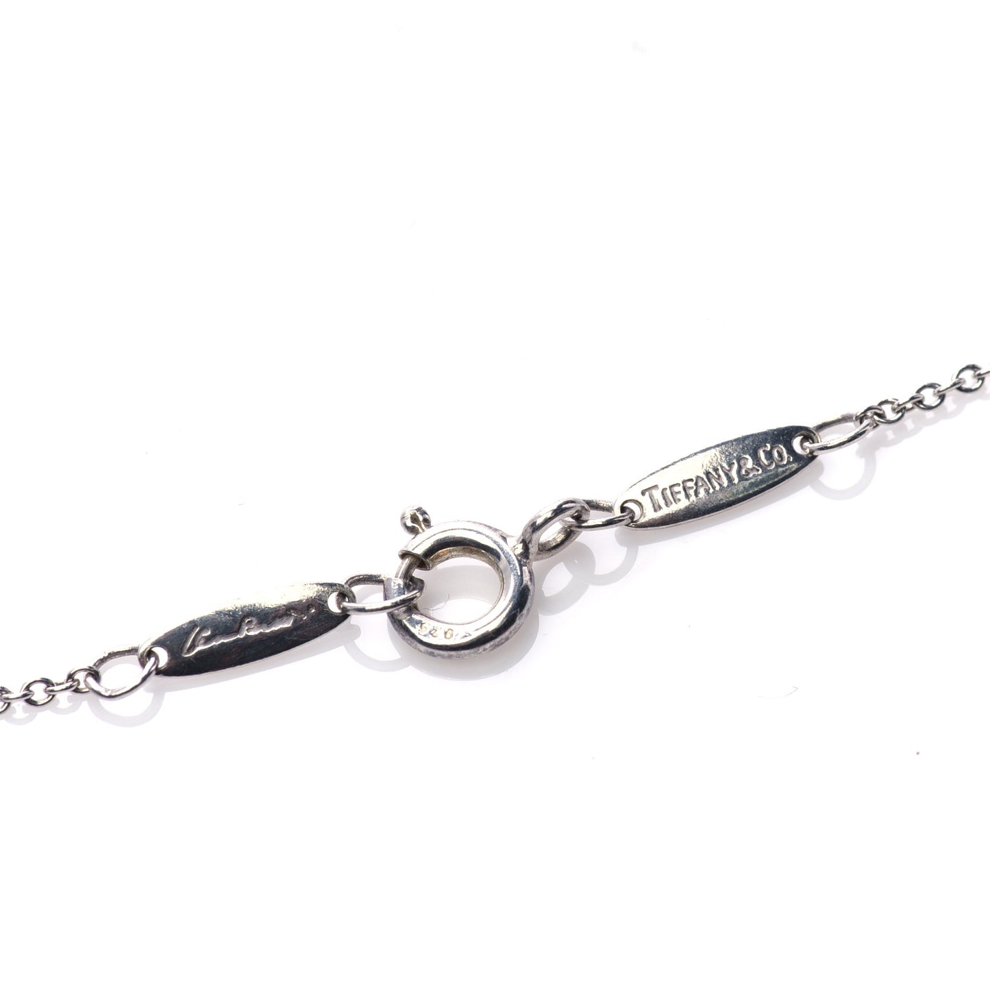 Sterling Silver Elsa Peretti Round Disc Pendant Necklace
