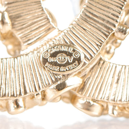 Chanel Enamel CC Baroque Brooch Black Gold 4 of 5