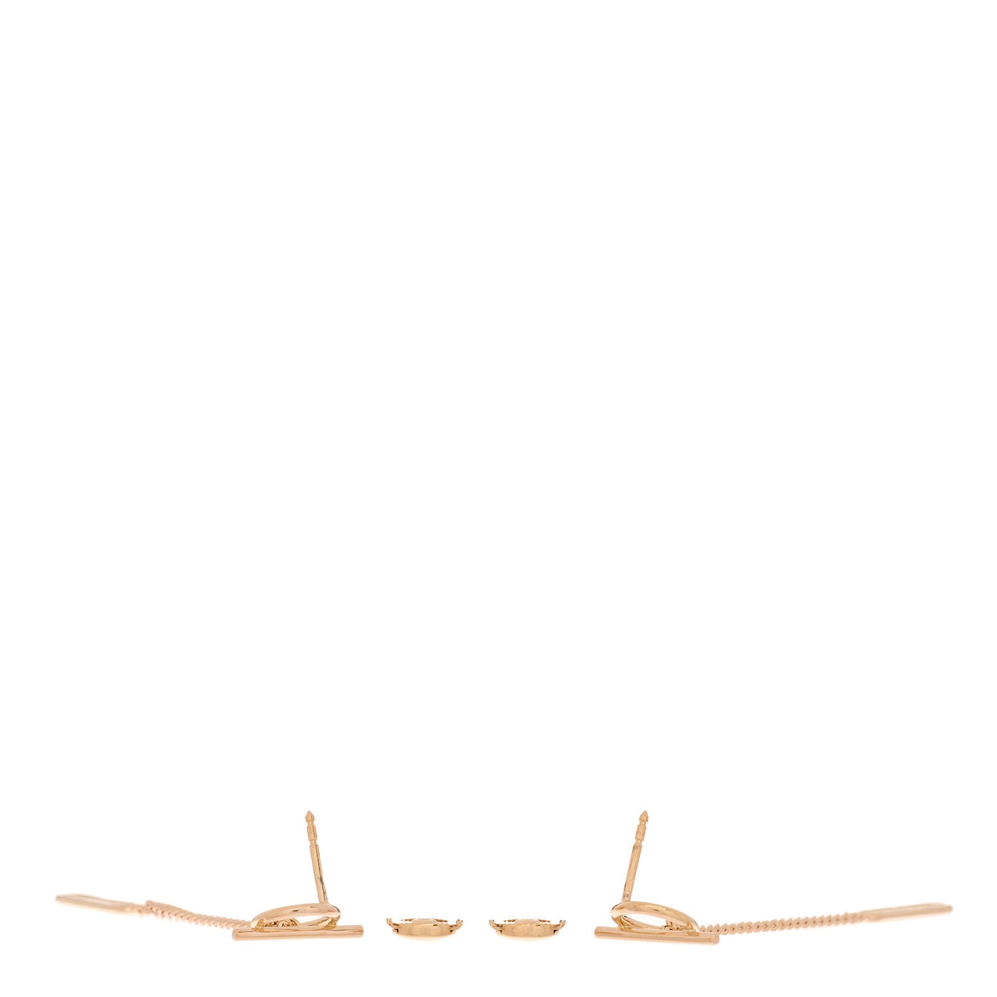 18K Rose Gold Echappee Earrings