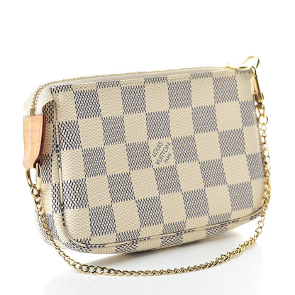 Louis Vuitton Damier Azur Mini Pochette Accessories 3 of 8