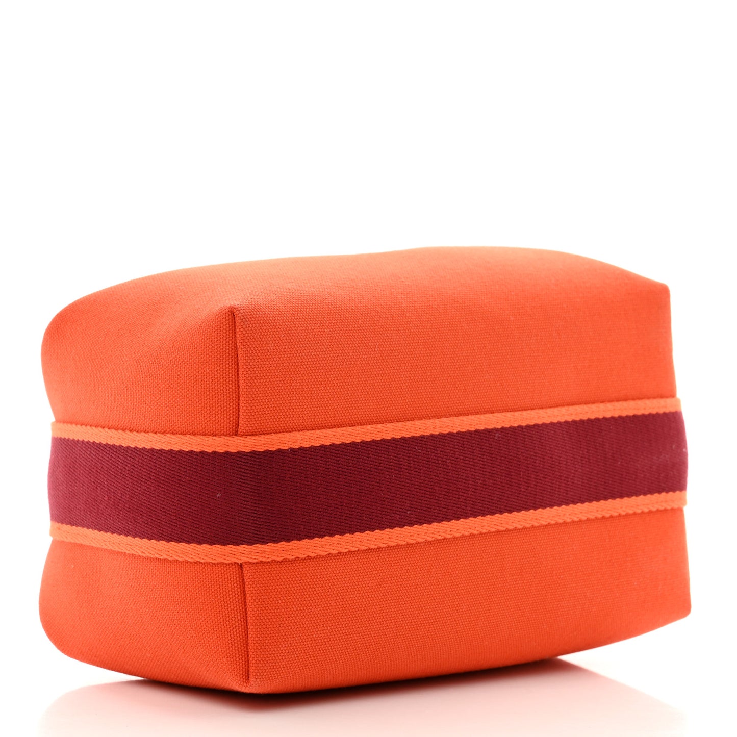 Canvas Small Bride-A-Brac Pouch Orange Burgundy