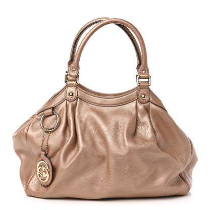 Gucci Metallic Calfskin Medium Sukey Tote Pink 1 of 10